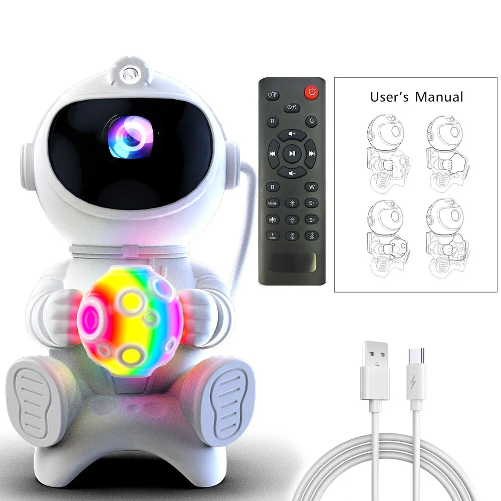 ASTRO™ – Projecteur Galaxie Astronaute LED pour Chambre Enfant 🌌